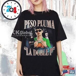Peso Pluma Lagunas Lyrics English T-Shirts  Gift For Fan  T-Shirt Unisex